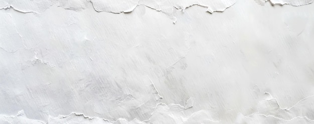 写真 単色の風景の白い表面に引き裂かれた白い紙