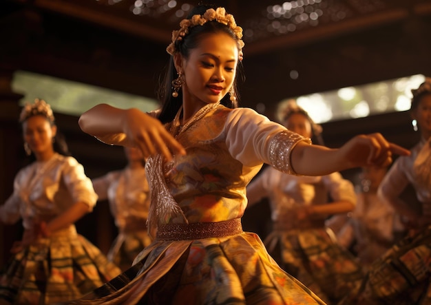 사진 치앙마이에서 펼쳐지는 태국 전통 무용 공연