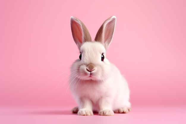 사진 갈색 귀 를 가진  ⁇  토끼