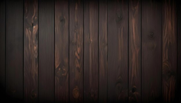 Фото Деревянная стена с коричневым фоном с деревянной текстурой