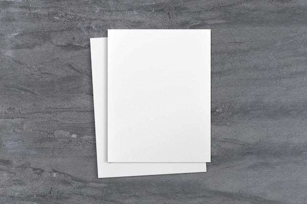 A2 Card Envelope Mockup on Marble with Clipping Path