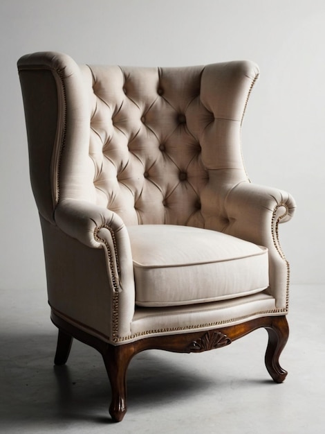 A3d image of a modern chair in the middle of a background