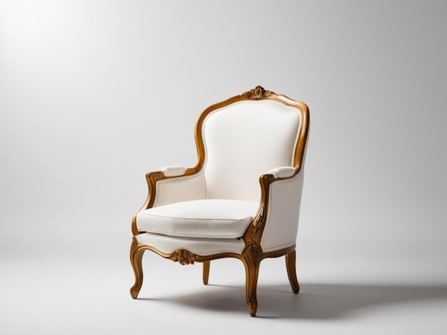 A3d image of a modern chair in the middle of a background