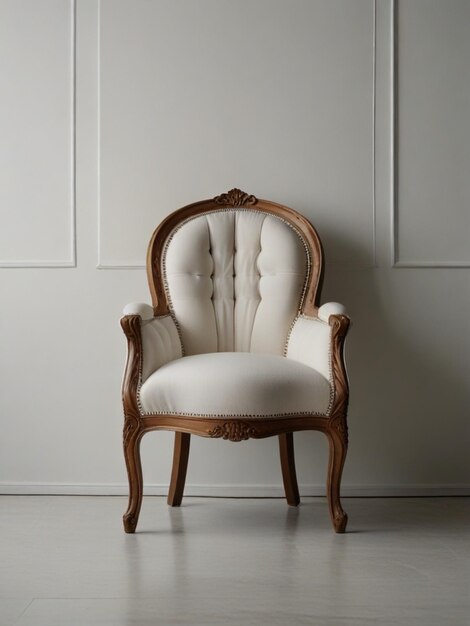 A3d image of a modern chair in the middle of a background