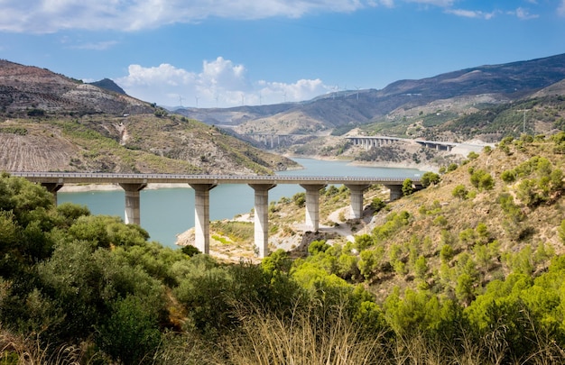 A44 autoroute through Sierra Nevada mountains