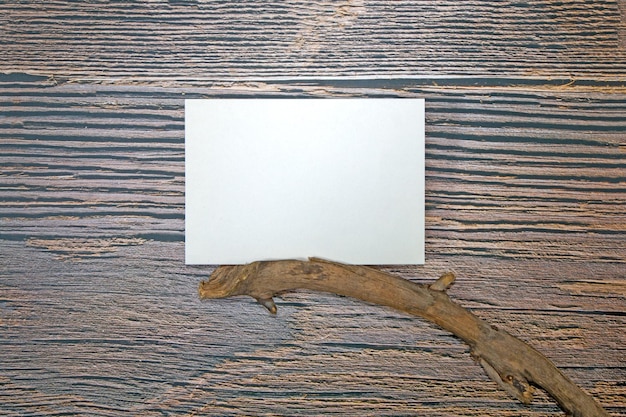 A5 paper greeting card mockup