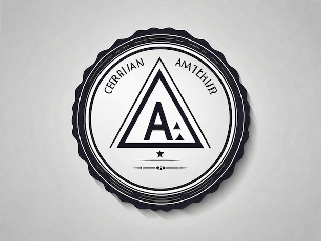 Photo aaa certification and award emblem