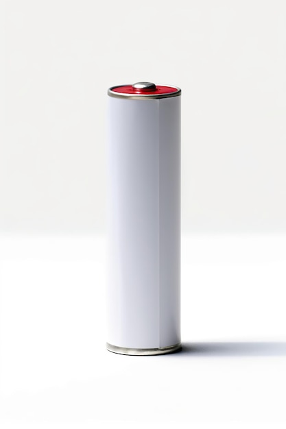 AAA white battery mock up style AI Generated