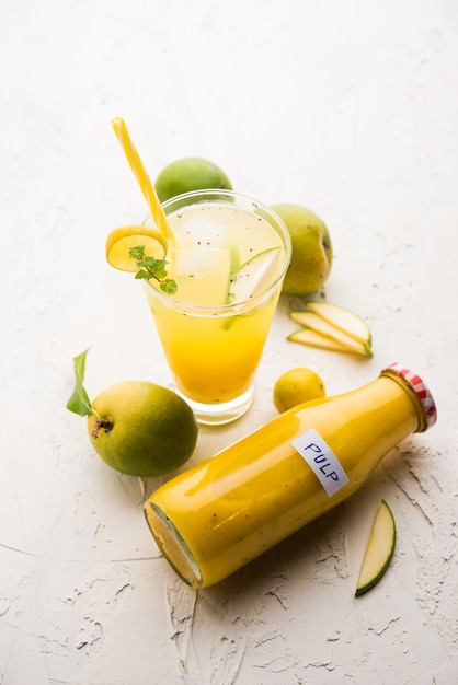 Аам Панна или панха, или соленый и сладкий сок зеленого манго