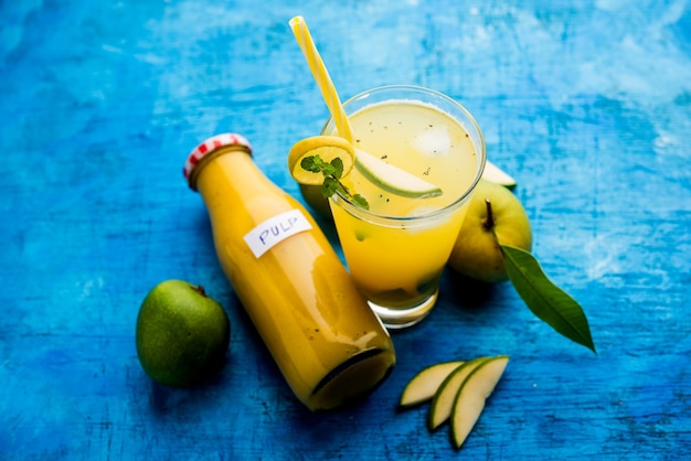 Aam Panna or panha or Salty and sweet Green Mango Juice