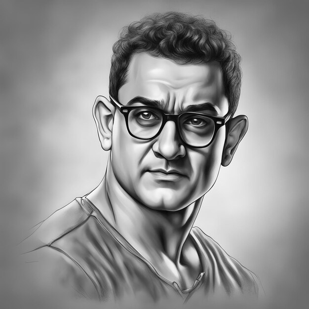 AamirKhanpencilsketch