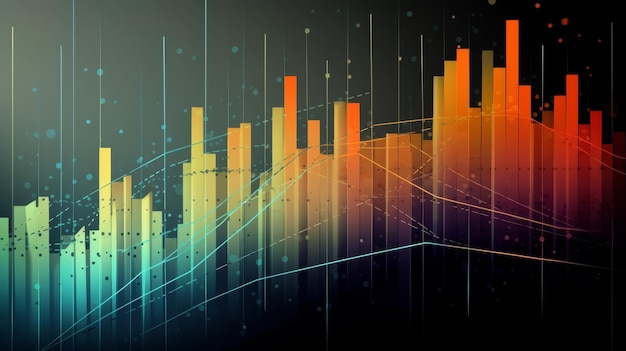 Aandelenmarkt grafiek handel analyse investeringen financiële aandelen grafiek grafiek zakelijke crisis