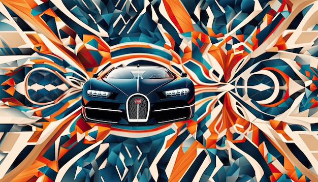 Aangepast Bugatti-conceptontwerp