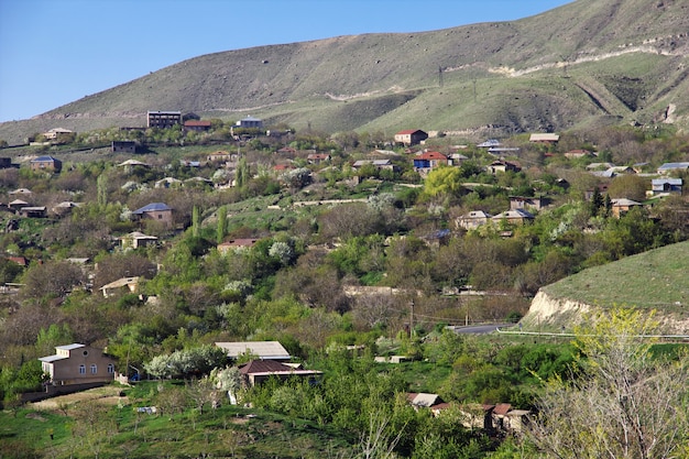Aard van de bergen van de Kaukasus in Armenië