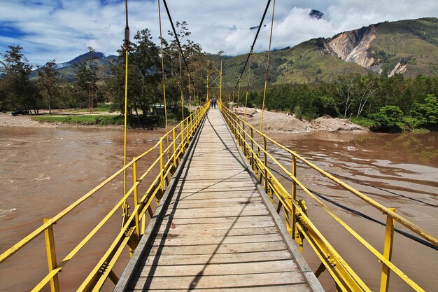 Aard van de vallei van Wamena, Papua, Indonesië