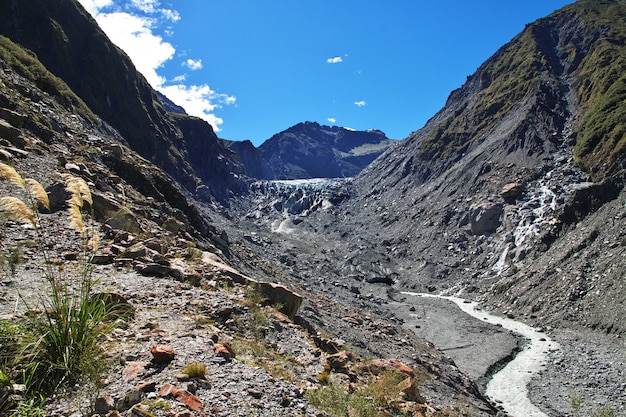 Aard van Fox Glacier in Nieuw-Zeeland