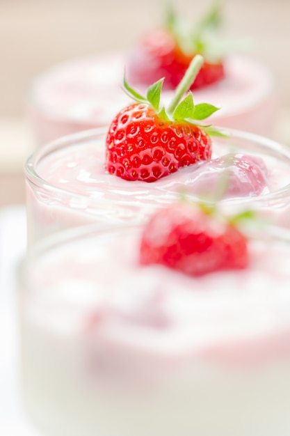 aardbeien smoothie met aardbeien