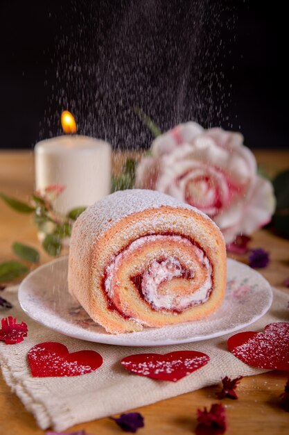 Aardbeienjambroodje voor Valentijnsdag