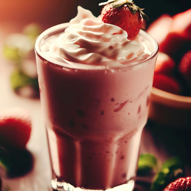 aardbeienmilkshake