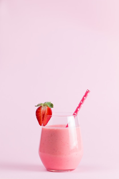 Aardbeiensmoothie.