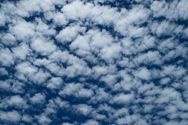 Aardcloudscape met blauwe hemel en witte wolk