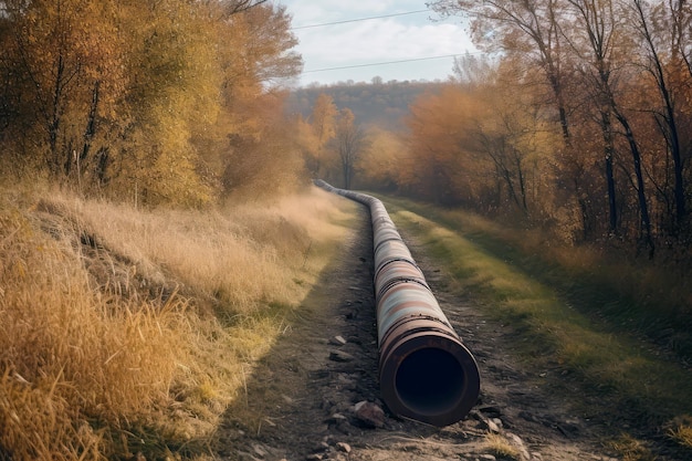 Aardgaspijpleiding op landelijke wegvervoerinfrastructuur Generatieve AI