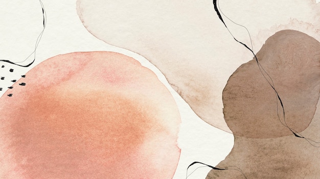 Aardtoon abstracte patroon sociale sjabloon