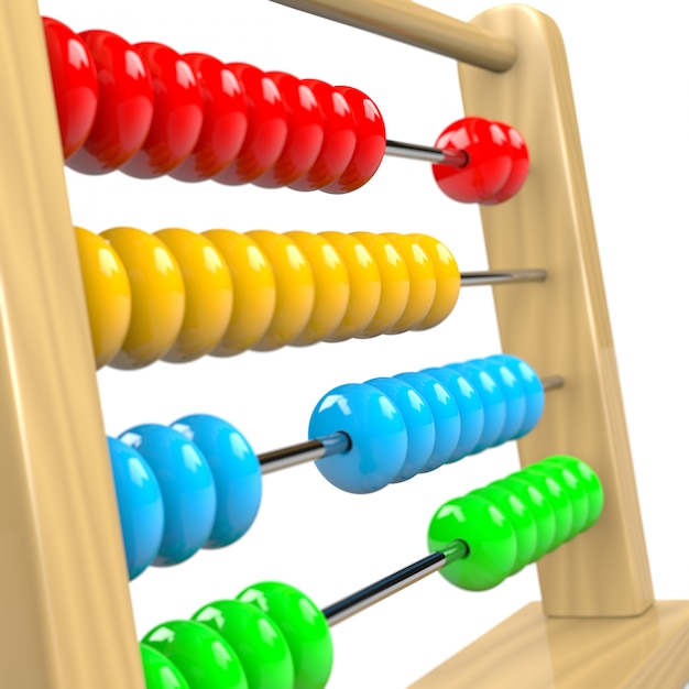 Abacus 3d illustratie