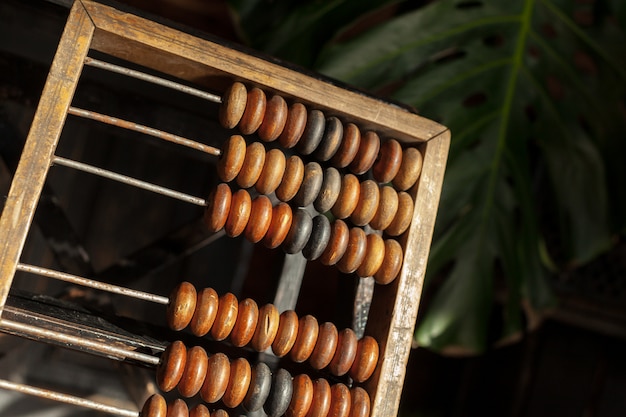 Abacus close up