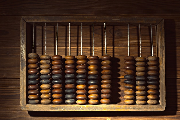 Abacus close up