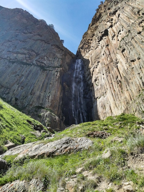 AbaiSu waterfall North Caucasus KabardinoBalkaria June 2021