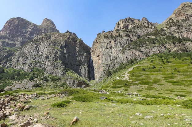 AbaiSu waterval Noord-Kaukasus KabardinoBalkarië juni 2021