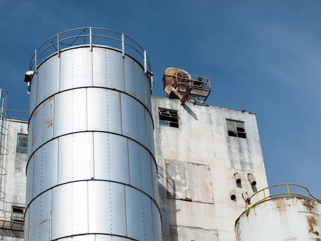 Abandoned animal feed factory in Colorado.