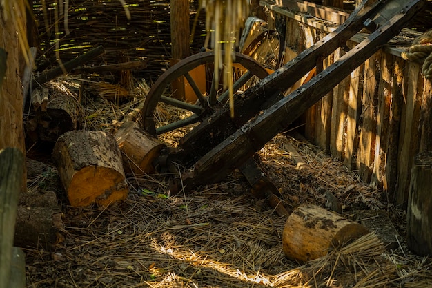 Abandoned barn. Old Barn