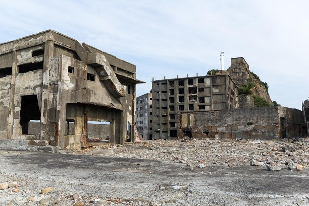 Abandoned Battleship island in Nagasaki