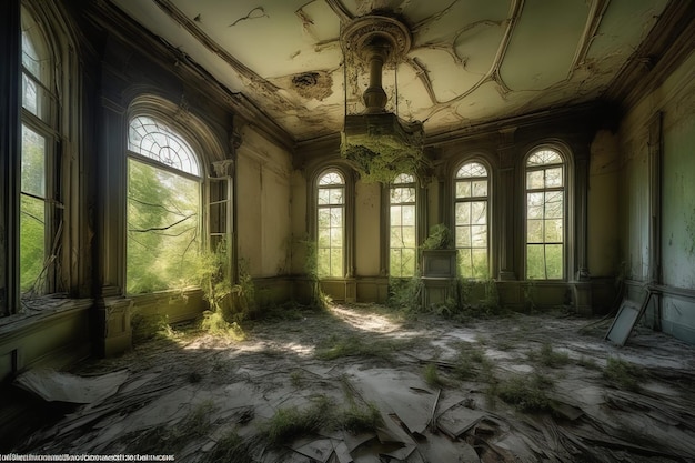 Photo abandoned building interior ruined interiorabandoned building interior ruined interiorold aban