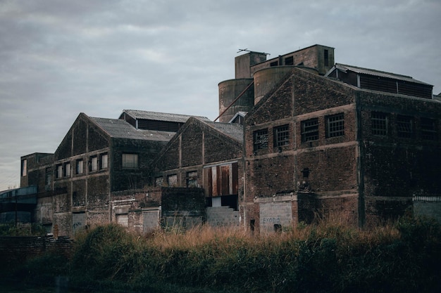 abandoned buildings in city