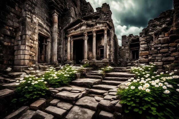 Photo abandoned castle