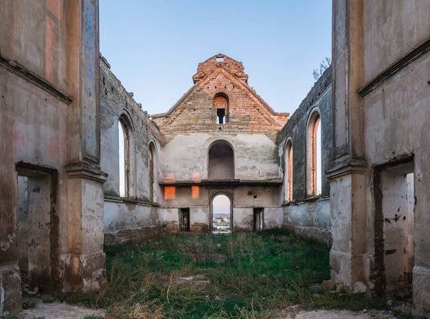 Abandoned Catholic church in Ukraine