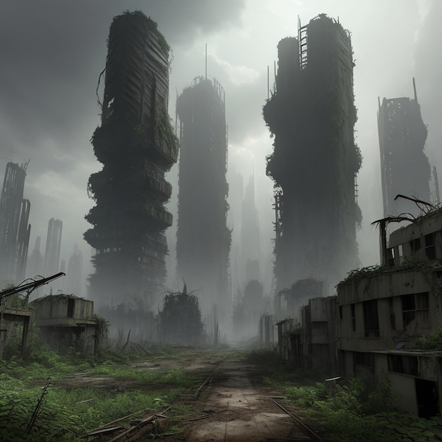 Abandoned city