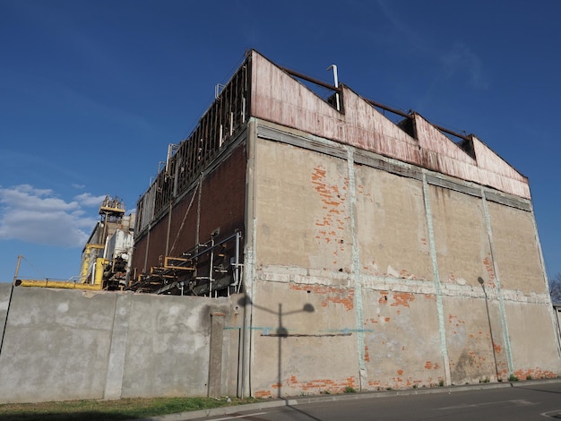 Abandoned factory ruins