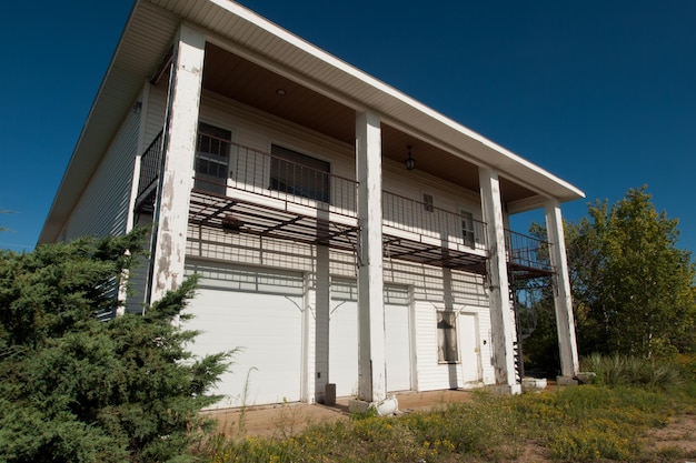 Abandoned farm house in Arriba, Colorado.