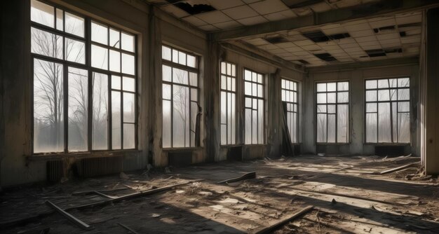 Abandoned grandeur waiting for a new story