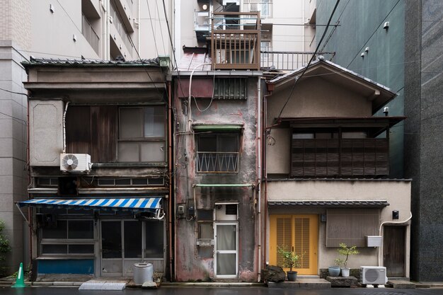 廃屋の背景