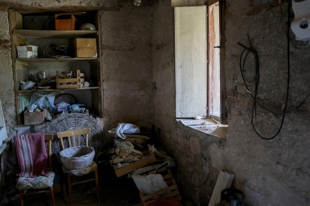 Photo abandoned interior