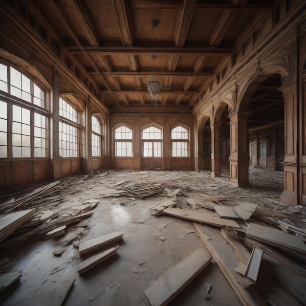 abandoned interior