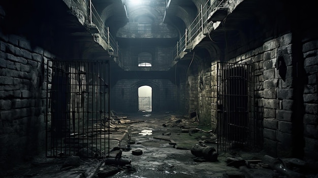 Abandoned Prison Ruins