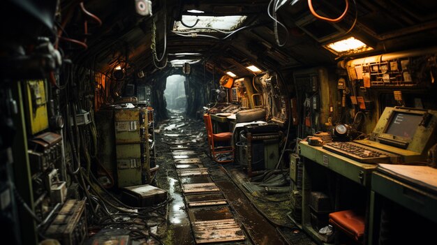 Foto stazione spaziale abbandonata