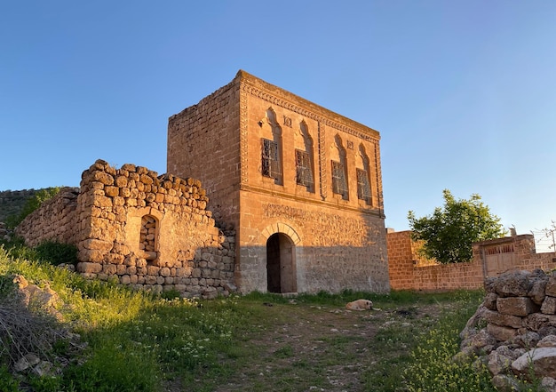 Abandoned stone house in Kilit village in Savur town, Mardin