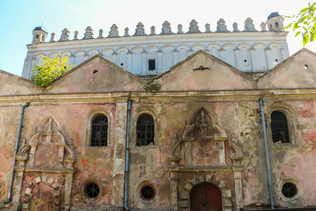 Abandoned synagogue in Zhovkva Ukraine